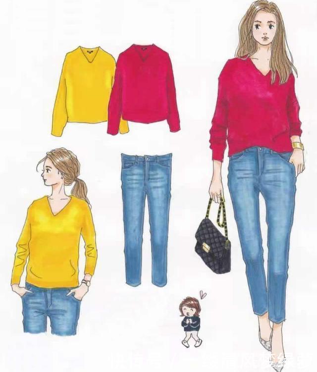 会穿&不会穿,全凭一颗心!优衣库基本款“手绘穿搭”,值得收藏