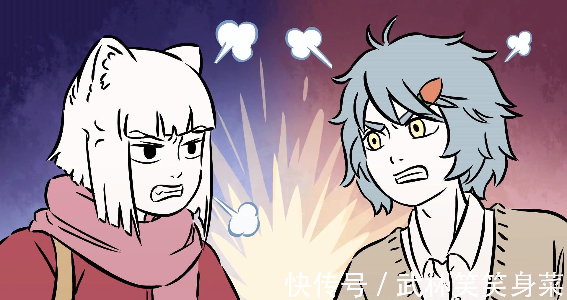 魔术|非人哉:年会开启,九月表演魔术,刑天表演胸口碎大石