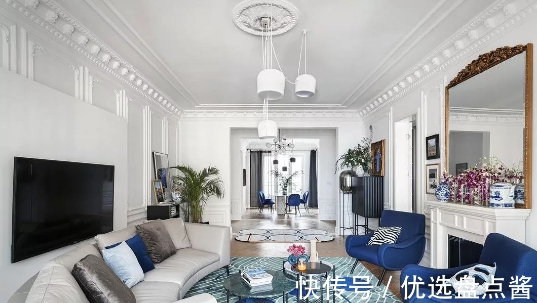 风格|135平户型，法式风格设计，极具时尚和浪漫气息