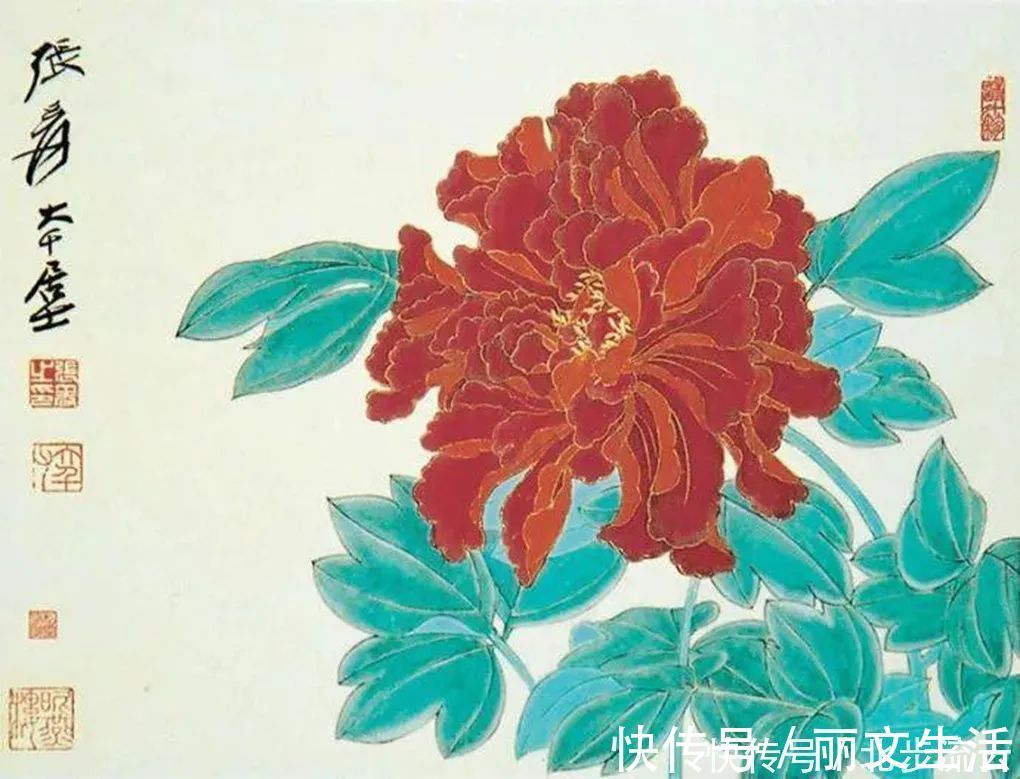 绘画作品|国画大师张大千,绘画作品极具特色,对后世影响颇深