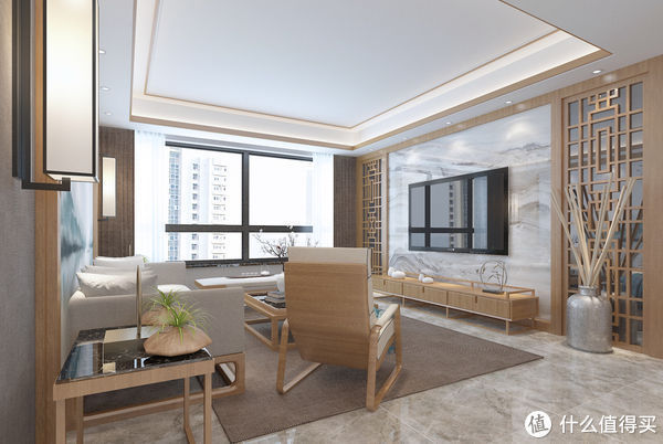 主卧室|全房原木色系的新中式风装修,真的很显温馨,简单又有品味,耐看