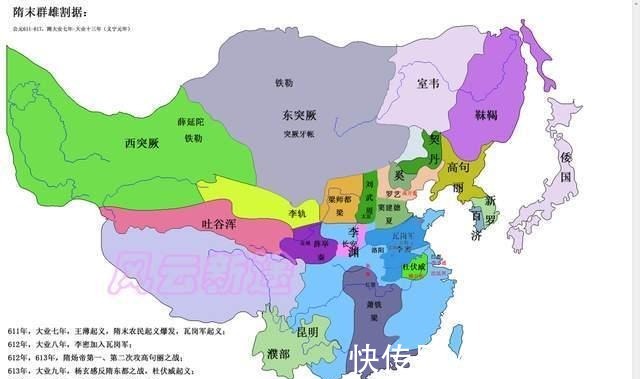 吐蕃|从地图看唐朝疆域：200多年的风云变化，中华民族的高光时刻