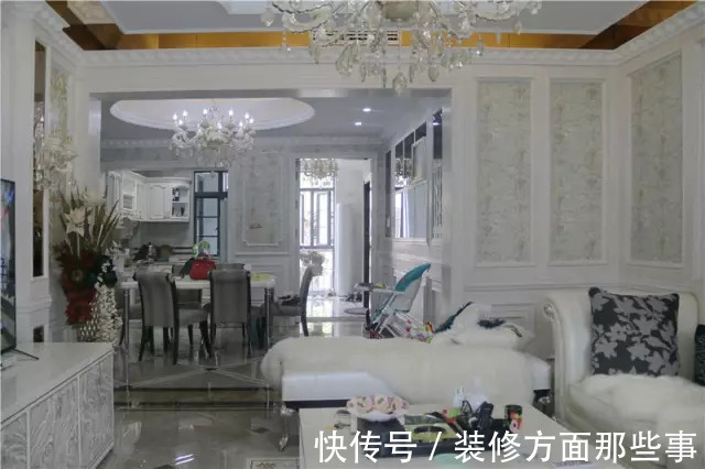 三居室|176平欧式风三居室,看起来格外亮眼