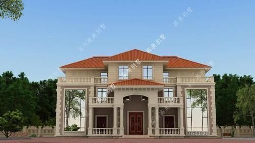 乡下|如果你在乡下建上一栋这样的别墅，绝对足够引人注目！