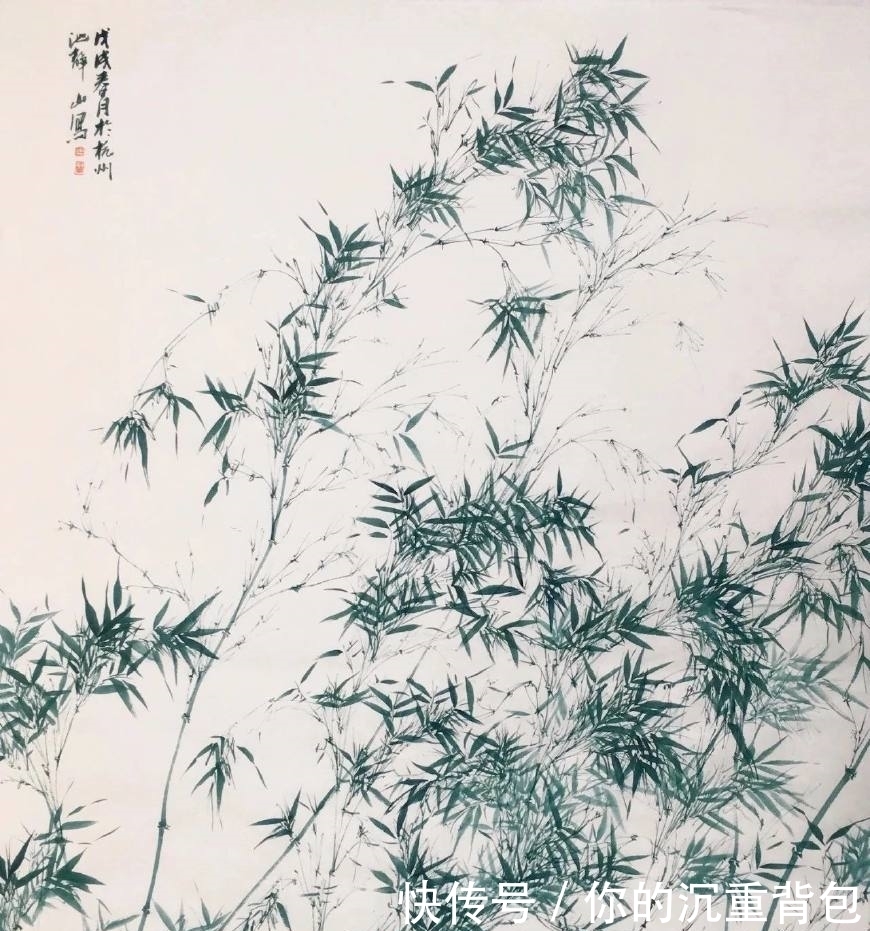 冷军的油画竹子和90后大叔池静山笔下的墨竹,你更喜欢哪个呢