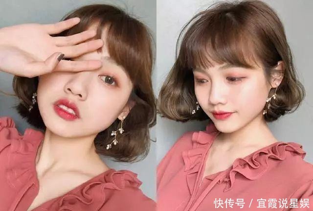 减龄|2018年流行的“蛋卷烫”短发, 款款都显脸小又减龄!