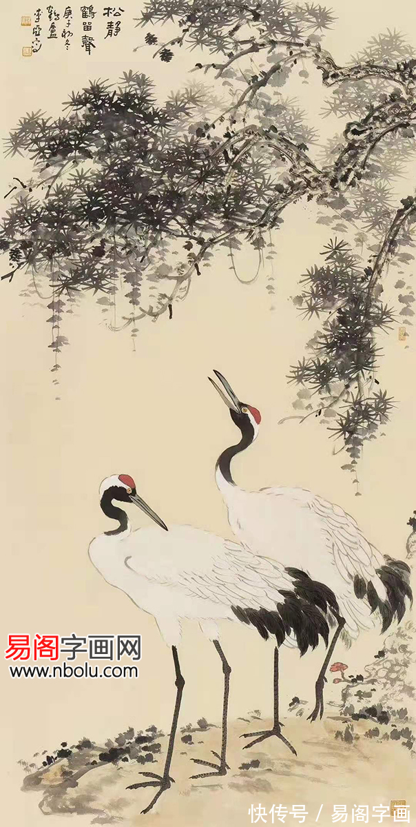 李亚！李亚花鸟画 如清风徐来 又似流水恋花