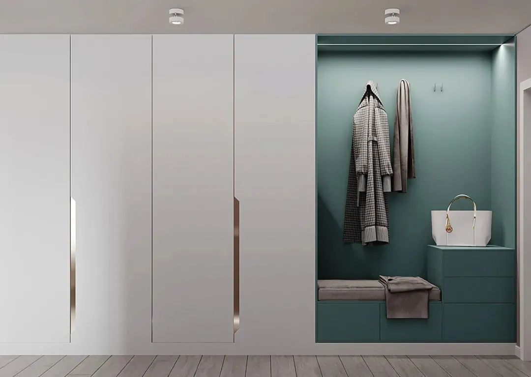 家装|80款入户鞋柜设计方案,人家这样装,太亮眼了