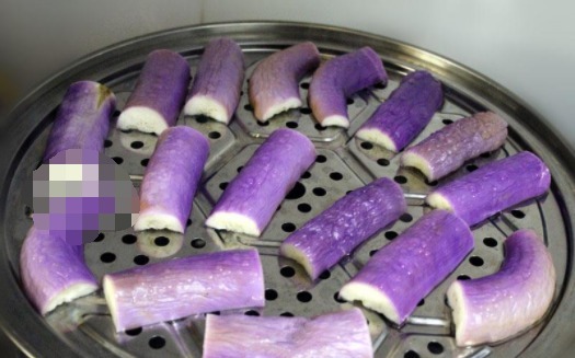 茄子这样做,没放油,吃着清爽美味,还有蒸茄子不变色的妙招