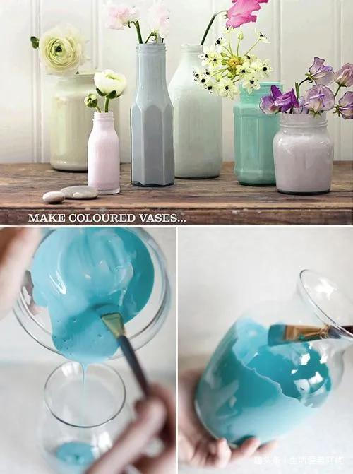 废旧玻璃瓶不要扔，一团毛线就让瓶子美翻，谁都学得会的手工