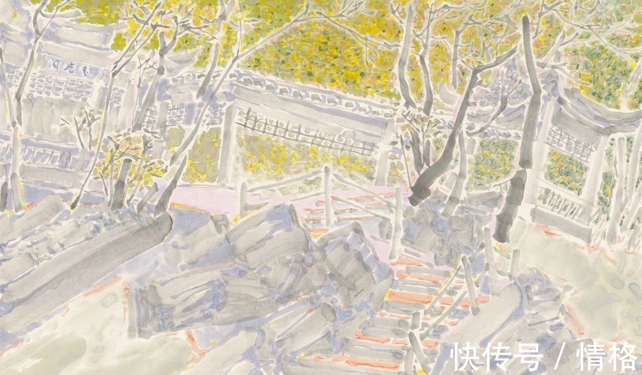 王跃奎#国家画院|王跃奎的山水画,“洋气十足”的山水画!