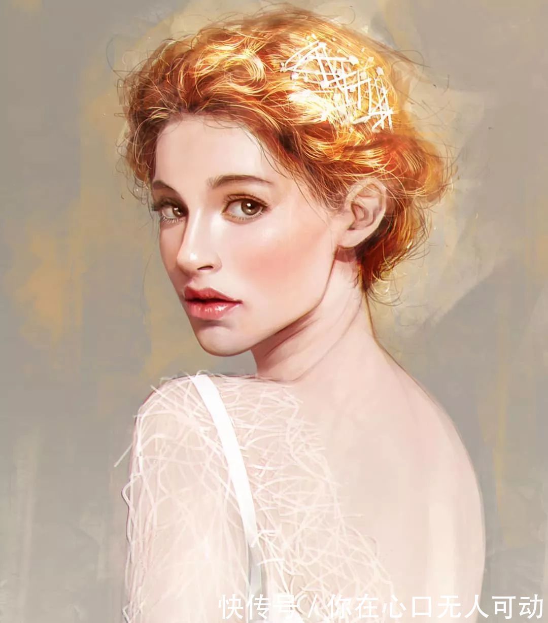 mandy!这三位艺术家的画中女子,楚楚动人,美若天仙