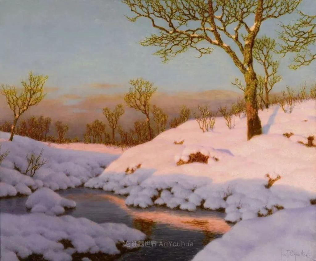 艺术家@这位俄罗斯画家,不愧为光与雪的大师!