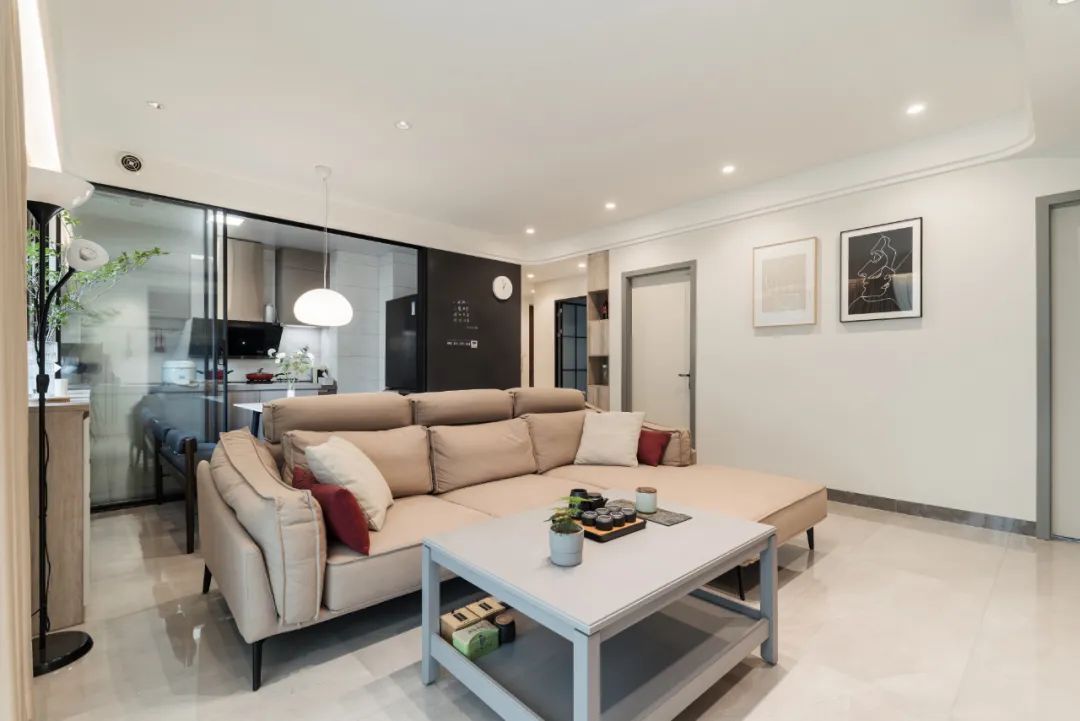 套房子|109㎡现代简约,淡雅恬静,90后的婚房,甜得令人羡慕