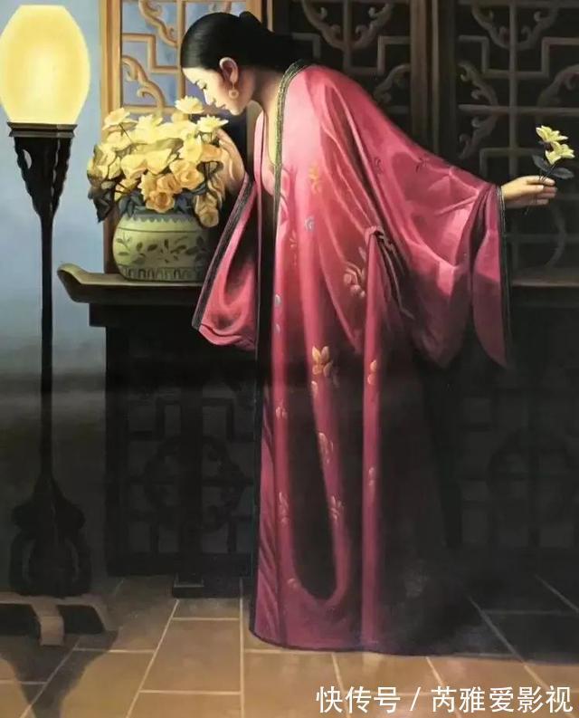 欢乐|浅谈西方画家以画风清新的女性形体油画,彰显纯朴欢乐的生活气息