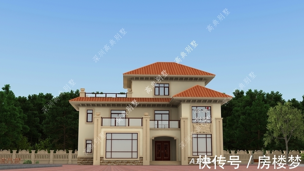 别墅|高颜值的欧式别墅,建在农村最合适,让城里人羡慕不已。