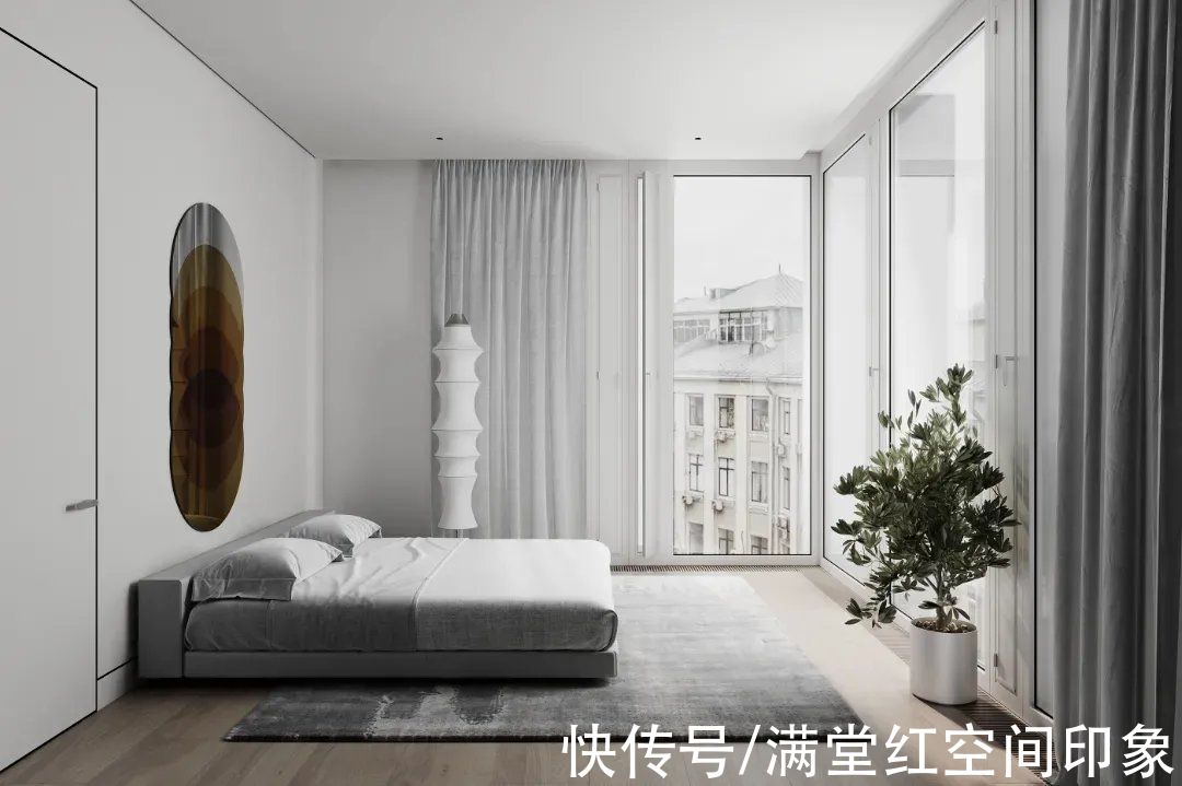 灰色调的现代风，舒适又富有艺术氛围