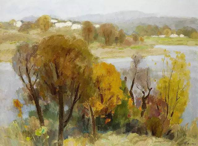 高级色彩,沈行工独特的诗意性油画