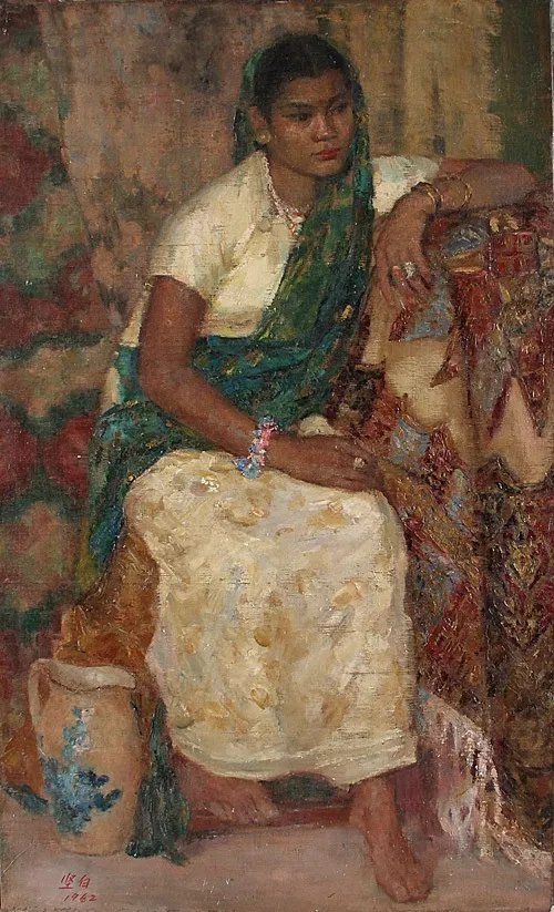 红旗手!第一代女油画家徐坚白:作品有现代元素,也别具中国韵味