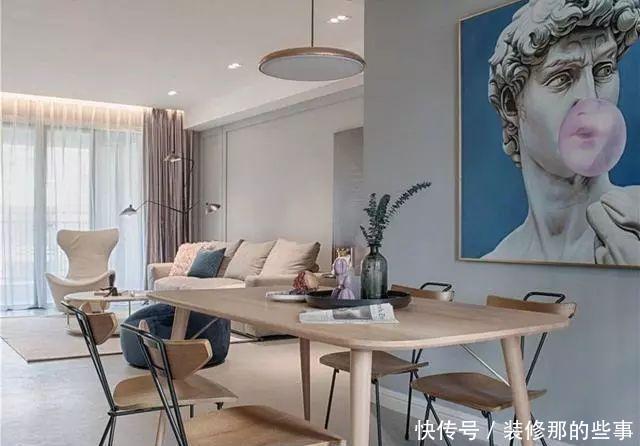 三居|130平北欧风三居,电视墙和沙发墙都非常个性,整体高级感十足