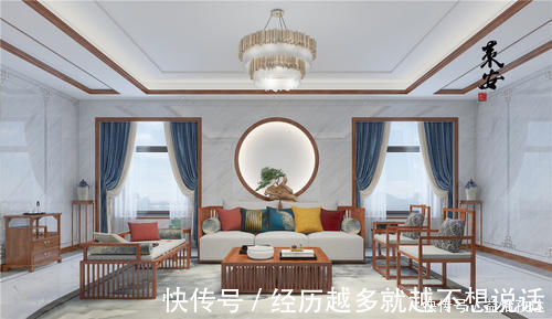 中式|为了孝敬父母,他拆掉300㎡祖宅,自建中式别墅,效果图太美了