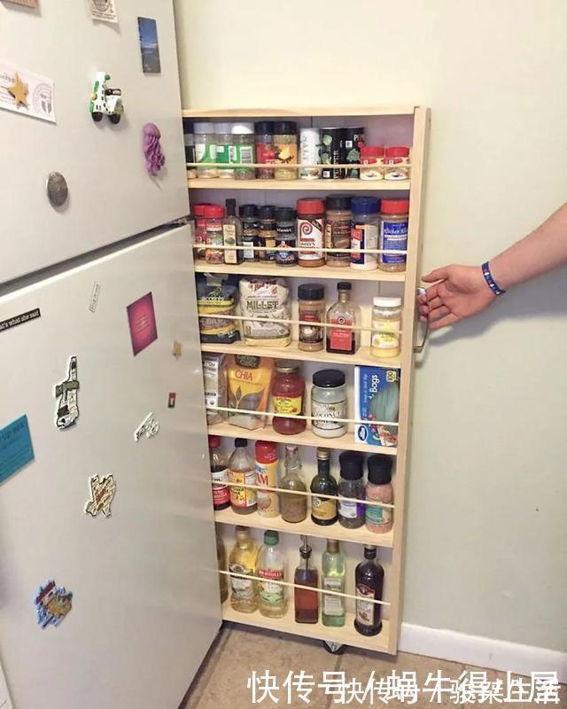 置物架|厨房好用到犯规的10个死角,不用收纳神器,就让厨房瞬间大5倍