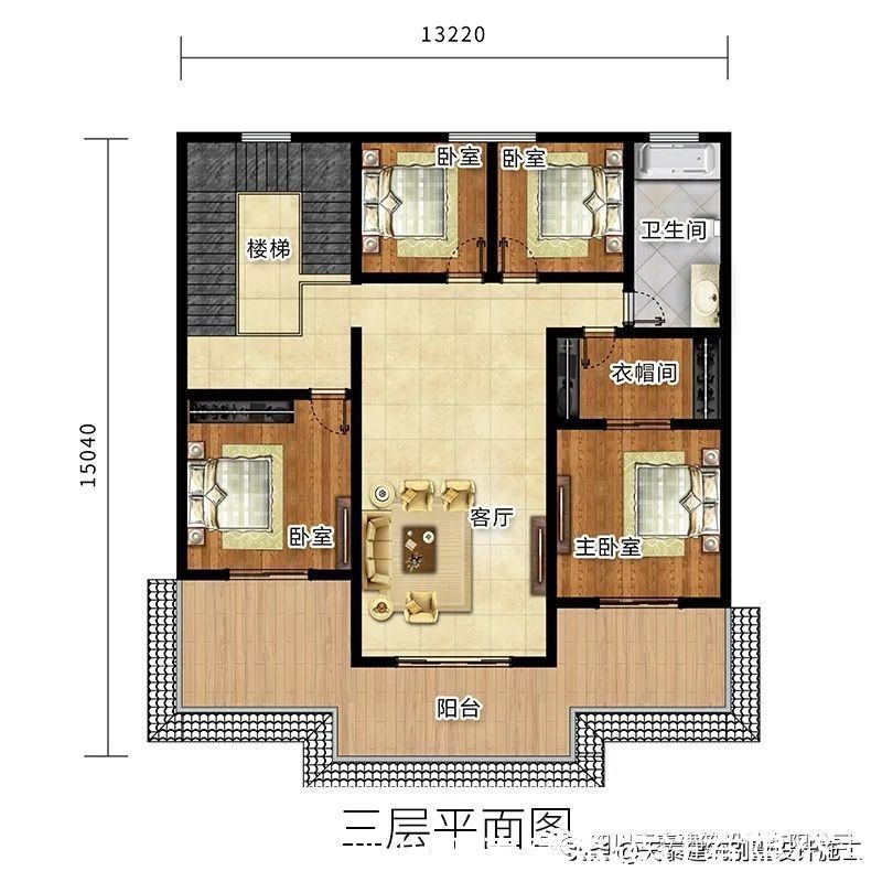 欧式别墅|四川绵阳三层农村欧式别墅建房图 农村盖别墅图纸30万施工队