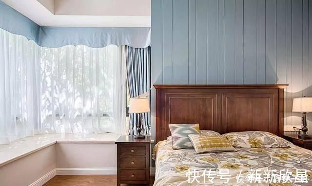 电视墙|小夫妻爆改130㎡婚房，头一次L型的大衣柜，真的很大气