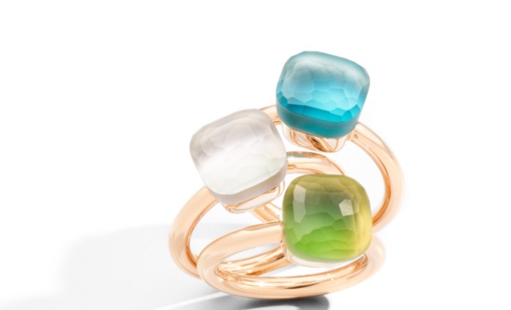 宝曼兰朵全新NUDO GELé系列珠宝:彩色宝石