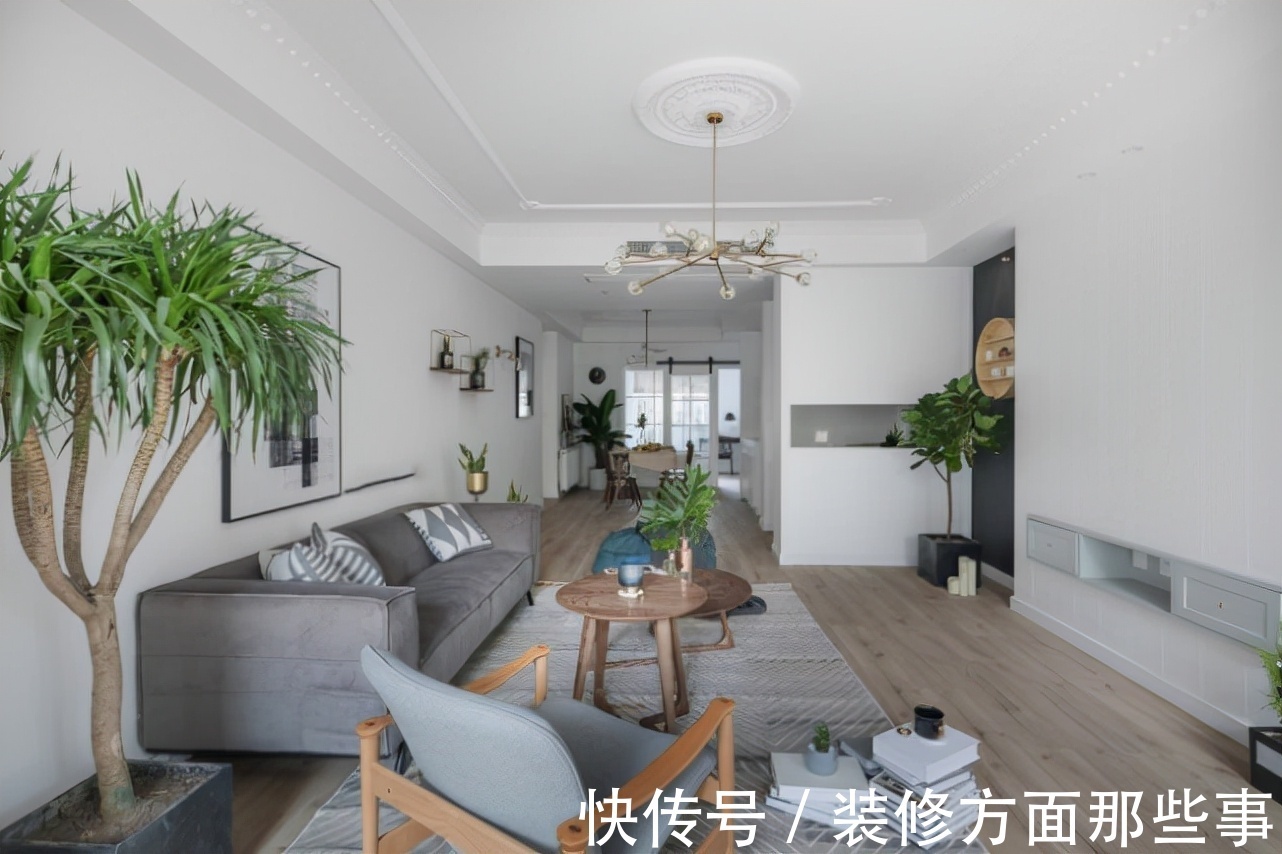 卫生间|112平北欧风三居室,把客房的隔墙打通,让整个空间通透起来