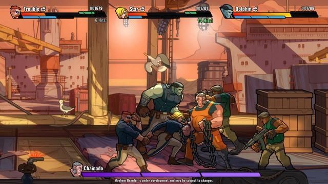 mayhem brawler|街机风清版动作《Mayhem Brawler》8月18日发售 多平台、支持中文