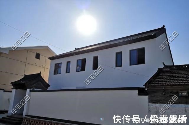 发朋友圈|刘女士用重钢结构打造中式农村小院，工人师傅纷纷拍照发朋友圈！