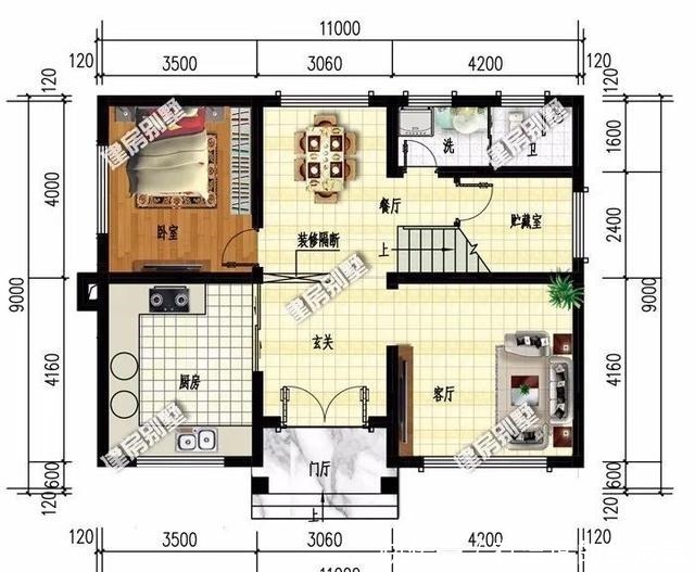 别墅|颜值好造价低的两层别墅，适合小宅基地，20来万就能搬进洋房！