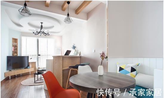 橱柜|60㎡不规则小户型改造，打破常规设计，移步异景也太好看了吧！