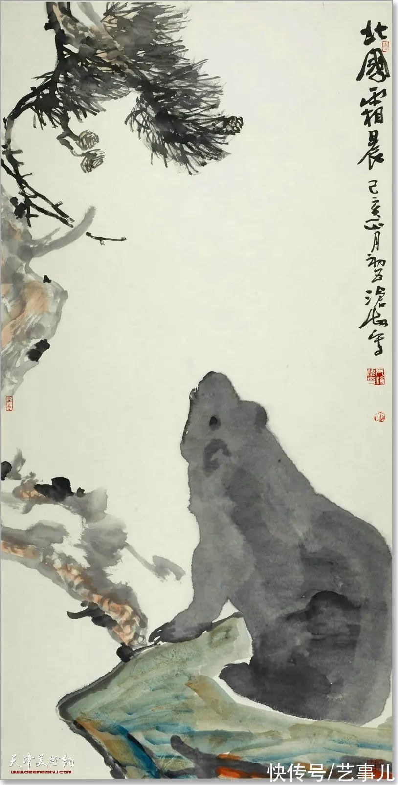 山静居画论#尹沧海教授动物系列作品欣赏:富有诗意的意象世界