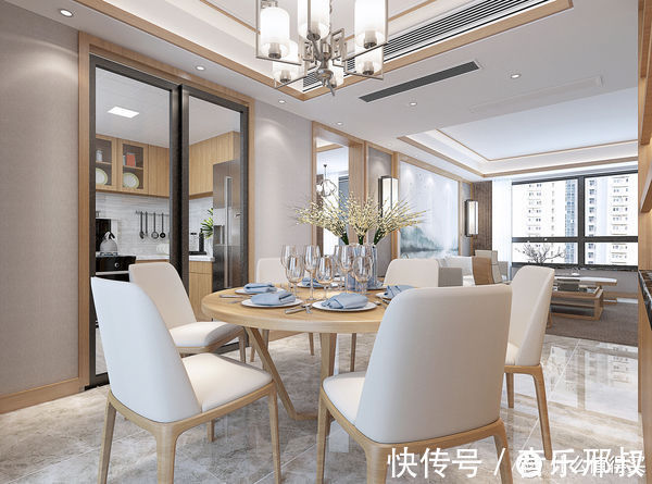 写作业|全房原木色系的新中式风装修,真的很显温馨,简单又有品味,耐看