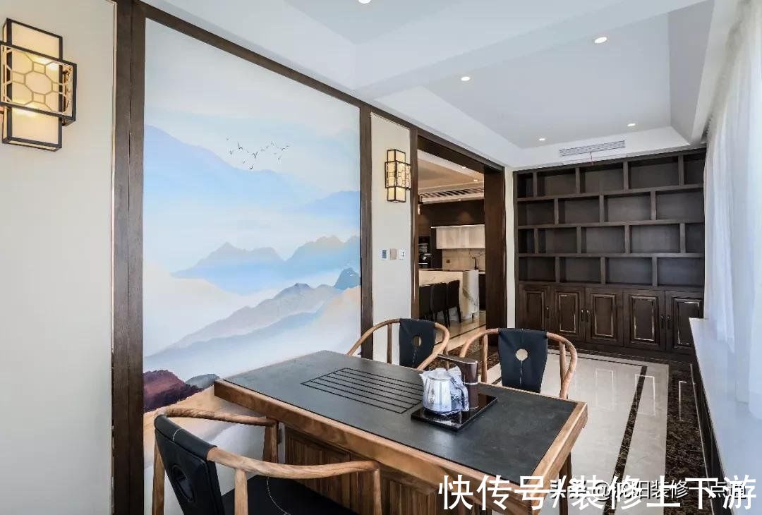 理石|227平现代轻奢装修实景图