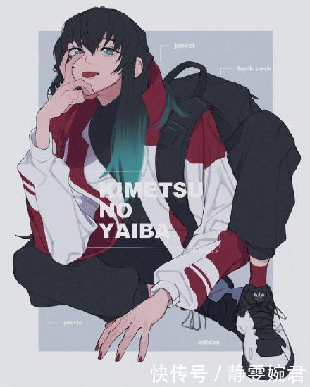 时尚|鬼灭之刃：可以出道的时尚男团与女团，虫蛀和恋柱变长腿御姐