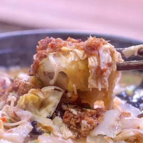 鲜香|白菜吃出海鲜味!鲜香过瘾,汤底都被抢来拌饭!