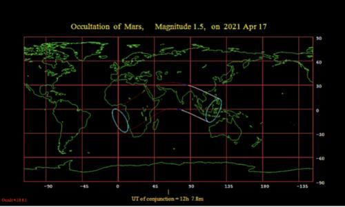 4月17日，深圳上空将上演火星合月！
