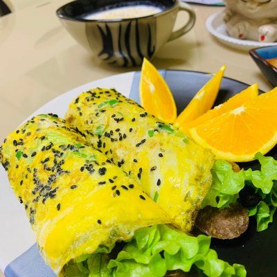 早餐|十分钟健康早餐-在家也能做的煎饼果子