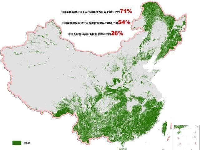 22%对比67%,我国森林覆盖率远低于日本,为何我国更出色?