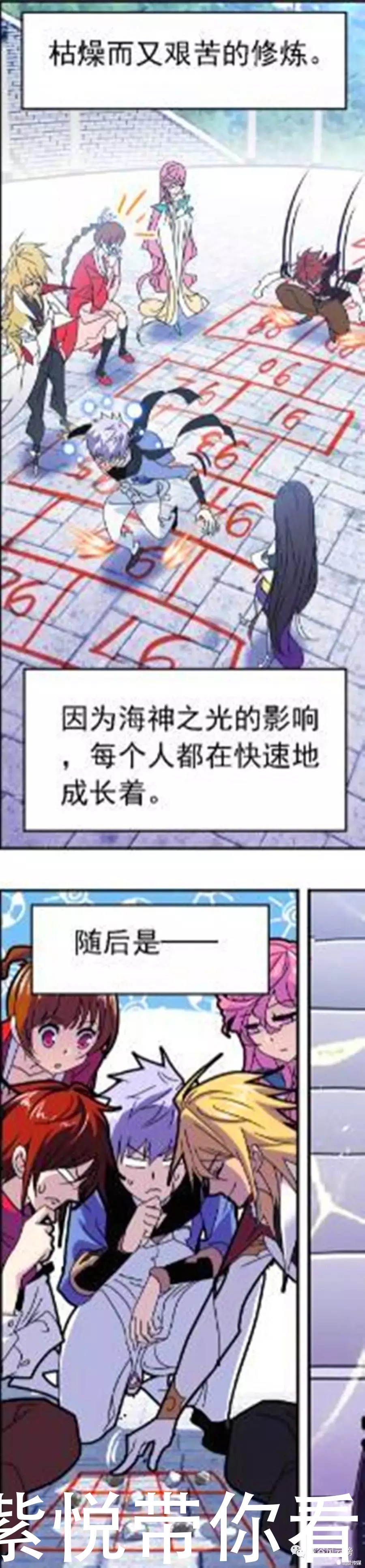 斗罗大陆漫画第665-666话，开始修炼，第七魂环关联武魂骨甲真身