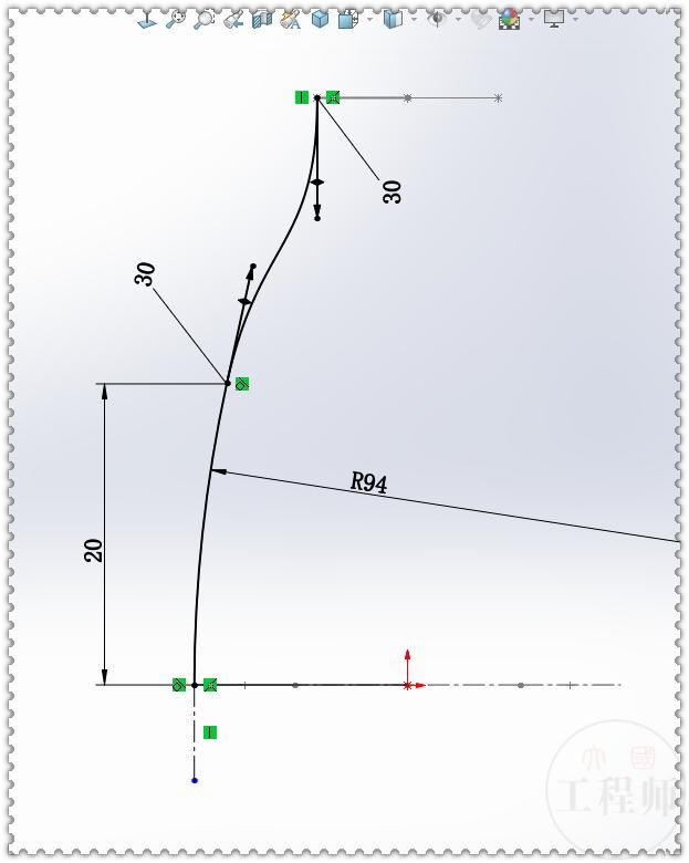  铺面|在SolidWorks里用已有线框铺面，画一个类似于马甲的图形