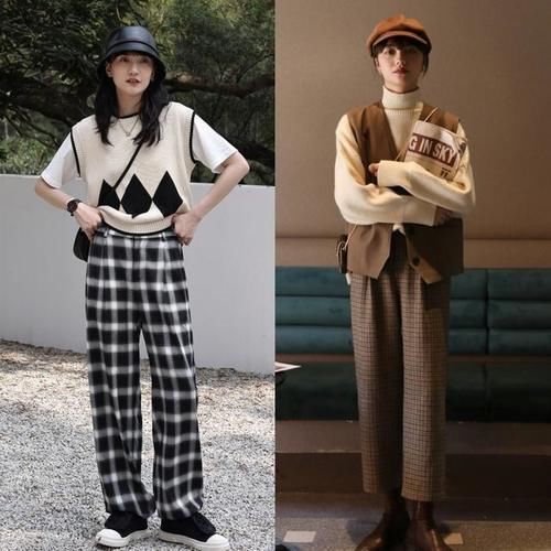 穿搭|为什么你穿“格子裤”不够时髦？这些穿搭方法，跟着穿也很好看