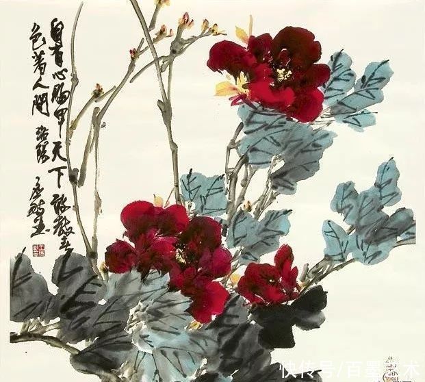小写意|唯有牡丹真国色!小写意牡丹画150幅,美醉了