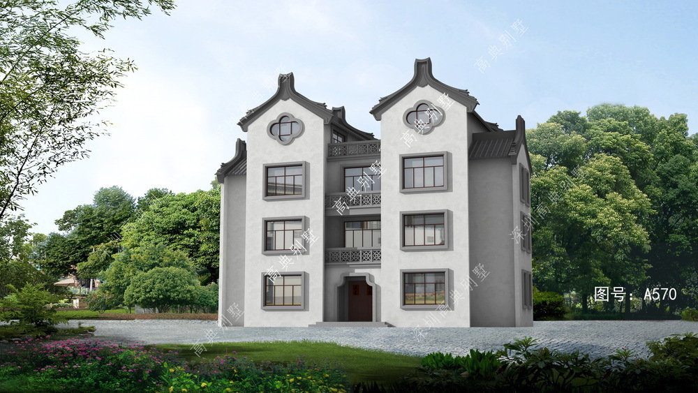 住宅|好看的中式别墅，美观又耐看，看完就想家建栋。