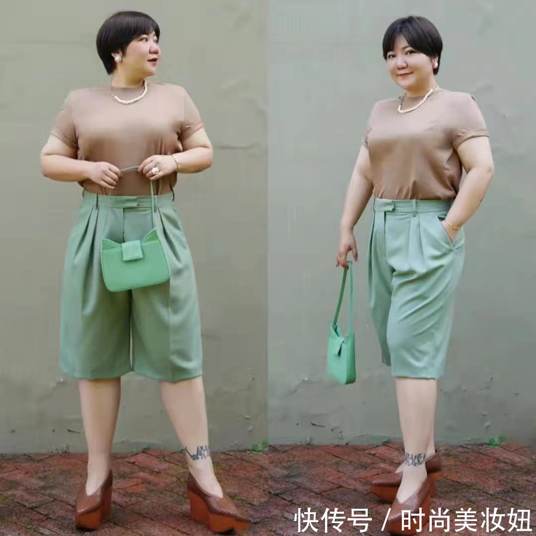 体重|时髦与体重无关,"150斤"博主靠穿搭重新定义胖子,太洋气了