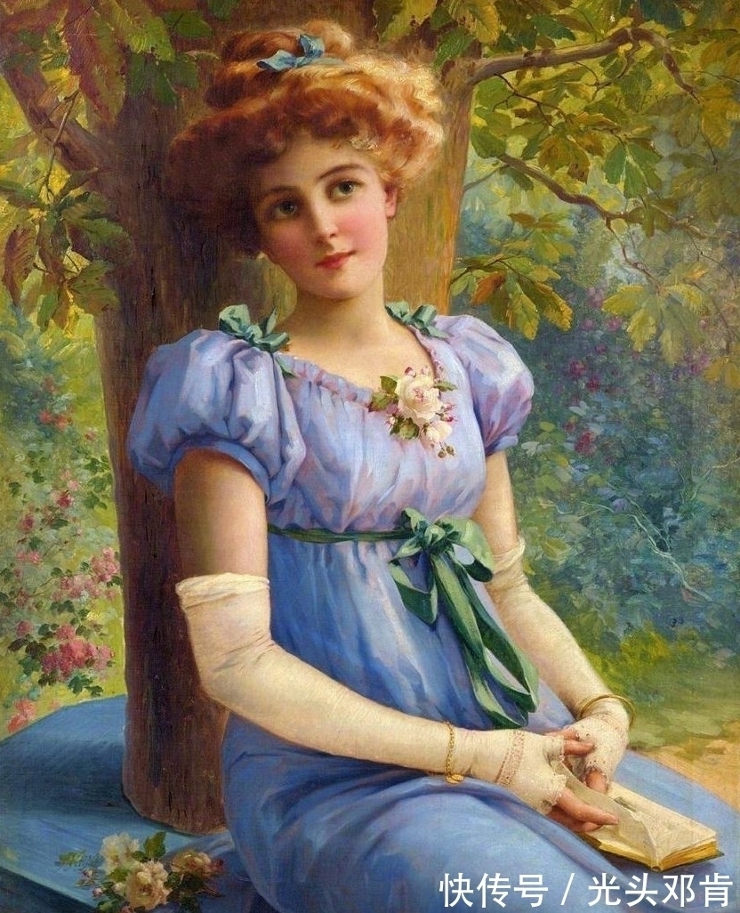 弗农&他最擅长画美女,埃米尔·弗农Emile Vernon油画美女作品鉴赏