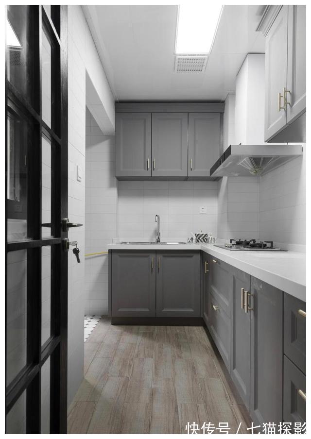 小空间|125㎡清新美式风,简单干净,素雅大气,超赞的设计!